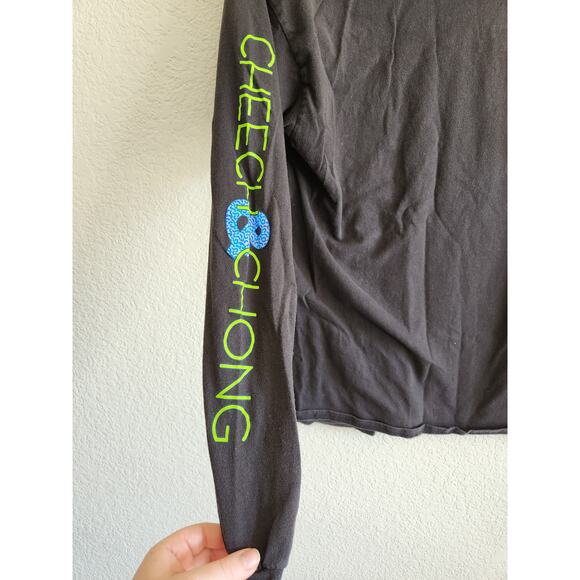 Cheech & Chong Black Graphic Long Sleeve Shirt- M - Picture 4 of 4
